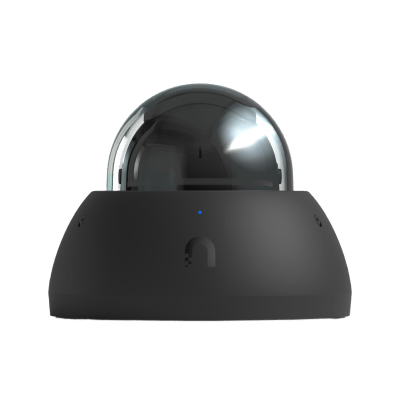 Cámara UniFi Protect G5 AI Dome Negro, Para Interior o Exterior, 4K (8MPX), Ángulo 109.9°. Visión Nocturna IR Hasta 40m, Detecciones Inteligentes de Rostros y Placas, Audio Bidireccional, Protección IP66, Anti-Vandalismo