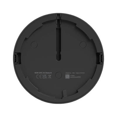 Cámara UniFi Protect G5 AI Dome Negro, Para Interior o Exterior, 4K (8MPX), Ángulo 109.9°. Visión Nocturna IR Hasta 40m, Detecciones Inteligentes de Rostros y Placas, Audio Bidireccional, Protección IP66, Anti-Vandalismo