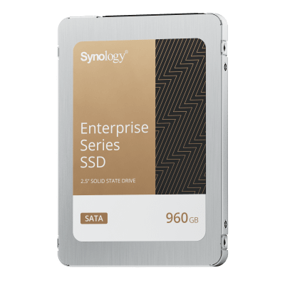 SSD SATA de 2,5" Serie Enterprise | 960 GB | Alto Rendimiento Estable | Resistencia Empresarial | Protección de Datos Integral | Análisis de Vida Útil | Compatibilidad con Synology DSM | Garantía de 5 Años