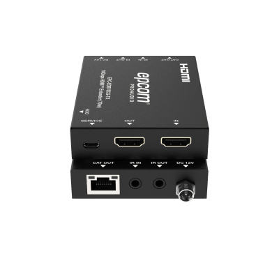 Extensor HDMI 4K@60Hz | PoC Bidireccional | HDR y Dolby Vision | Audio ARC y Óptico | Transmisión hasta 70m por CAT6