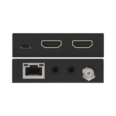 Extensor HDMI 4K@60Hz | PoC Bidireccional | HDR y Dolby Vision | Audio ARC y Óptico | Transmisión hasta 70m por CAT6
