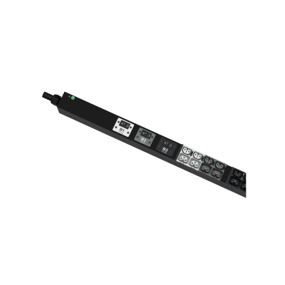 PDU G6 Monitoreable y Switchable (MS) para Distribución de Energía, Enchufe de Entrada NEMA L21-30P, Con 24 Salidas C13/C15 y 24 C13/C15/C19/C21, de Instalación Vertical, 208 Vca, 30 Amp