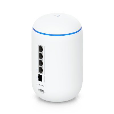 Dream Router 7 Cloud Gateway de 10G de Escritorio con WiFi 7 Integrado, Switch de 4 Puertos, Almacenamiento microSD y Compatibilidad Total con Full Stack UniFi