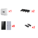 Kit Solar Interconexion  / 5kW  220Vca / Inversor HUWAEI / Montaje Incluido