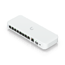 USW Flex 2.5G Switch de 8 Puertos 2.5GbE, con un Puerto de Enlace Ascendente Combinado RJ45/SFP+ de 10 GbE, Incluye Adaptador ca/cc