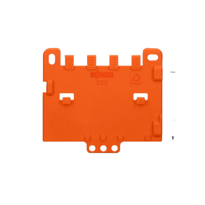 Placa de Retención de Cables / Para Portadores de Montaje / Serie 221 y 222 / Snap-in / 4 mm Ancho / 5.6 g Peso