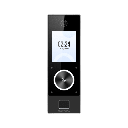 Terminal Facial Min Moe WiFi & PoE con Botón de Llamada y LECTOR DE HUELLA / Exterior IP65 / Tarjetas Virtuales Bluetooth con HikConnect Teams / 1000 Rostros y 3,000 Huellas / HIK-IA