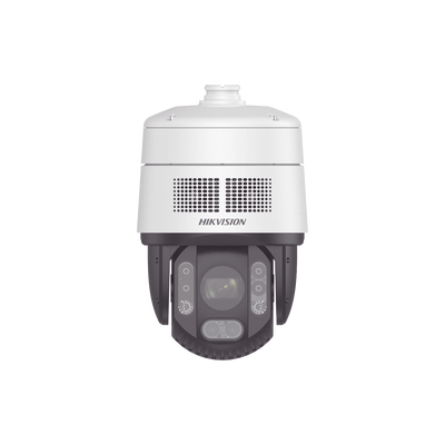 [PROTECCIÓN ACTIVA] Domo PTZ IP 4 Megapixel / 32X Zoom / 200 mts IR / Potente Alerta Audible y Luz Estroboscópica hasta 100 Metros / ACUSENSE / IP67 / IK10 /  / Autoseguimiento 2.0 / Hi-PoE / DARKFIGHTER / Rapid Focus / Micro SD