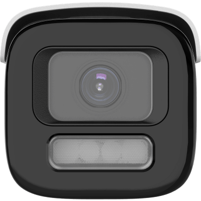 [Dual Light + ColorVu 3.0 + HikAI] Bala IP 4 Megapixel / Lente Mot. 2.8 a 12 mm / 60 mts IR + Luz Blanca / Exterior IP67 / WDR 130 dB / ACUSENSE 3.0 / Microfono Integrado / Metal / NEMA 4X / ACUSEEK