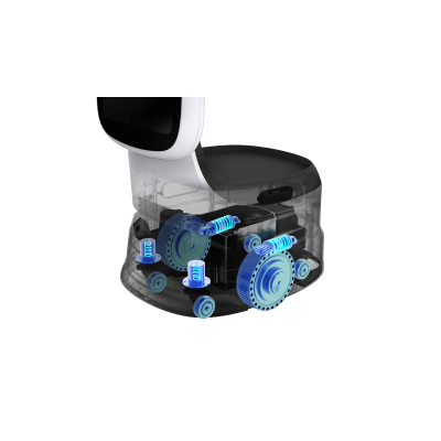 Robot de Servicio Dinerbot T11 / Navegación en Pasillos 49 cm (19.3 in) / 5 Sensores Visión Estereoscópica / VSLAM / IA Recogida Autónoma / Pantalla 18.5" / Chasis 6 Ruedas