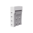 Nodo de distribución cnWave V5000, 60 GHz (frecuencia libre), antena integrada 22.5 dBi de 280º, 15.2 Gbps, hasta 30 nodos cliente