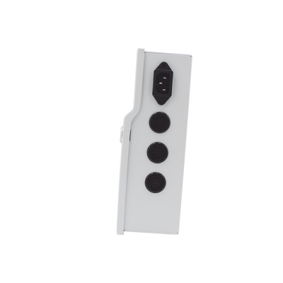 Fuente de Poder / 1 Salida 11-15 Vcc /  5 A / Temporizador Integrado / Con Capacidad de Batería de Respaldo / Requiere Batería / Aplicaciones en sistemas de control de Acceso