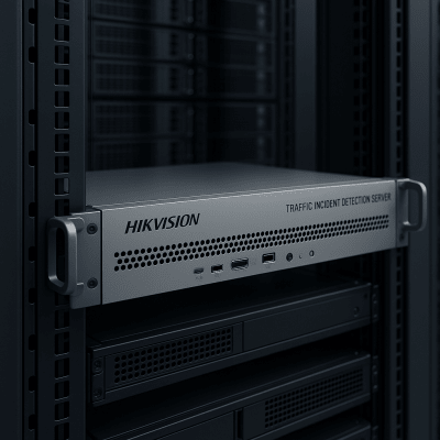 Servidor de Detección de Incidentes de Tráfico / 16 Canales / Detección de Múltiples Incidentes de trafico / Almacenamiento 2xSATA 8TB / Montaje en Rack 1U / Soporte LPR