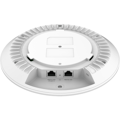 Punto de Acceso Wi-Fi 7 / Triple Banda BE11000 / MU-MIMO 2x2:2 / 384 Clientes Simultáneos / 2 Puertos 5G Ethernet con PoE+ / Cobertura Hasta 175 mts / BLE 5.3 / Gestión Integrada y en la Nube