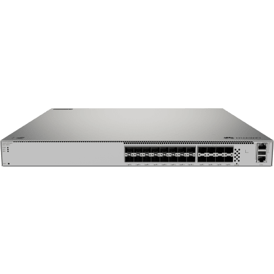 Switch eKit Core para Fibra Óptica Administrable Capa 3 / 16 puertos SFP 10 Gbps + 8 Puertos SFP28 25 Gbps / Capacidad de Conmutación 1,120 Gbit/s / Gestión Gratuita desde la Nube / Libre de Licenciamiento / Ruteo Dinamico (RIP, OSPF, IS-