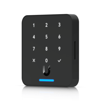 Lector de Acceso G3 Flex con Teclado y NFC, Compatible con App UniFi Identity y Touch Pass, Uso con Guantes o Humedad, Resistencia IP55 y Alimentación PoE