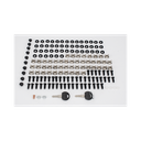Gabinete de Pared de 9U con Puerta de Cristal Templado, 479.5 mm de Profundidad, Rack de 19'', Acero Reforzado Gris Mate