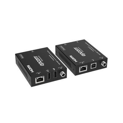 Extensor HDMI | Soporta KVM | Transmisión hasta 100 m | Cable CAT6 |  1080P@60Hz | Copia EDID automática | Sin compresión ni retraso | PoC