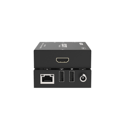 Extensor HDMI | Soporta KVM | Transmisión hasta 100 m | Cable CAT6 |  1080P@60Hz | Copia EDID automática | Sin compresión ni retraso | PoC