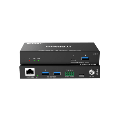 Extensor USB 3.2 Gen 1 | 100 m | Cable CAT6a | Velocidad 5 Gbps | Puertos USB-C y USB-A | PoC Bidireccional 24V | Compatible Con Dispositivos USB Variados