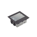 Caja de Suelo Simon Serie S / Para Voz, Datos o Contactos Eléctricos / Capacidad para 2 Módulos / Con Registro Integrado para Fijación en Concreto / Profundidad Ajustable de 70 a 100 mm (2.76 a 3.94 pulgadas) / Alta Resistencia Mecánica y Térmica