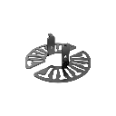 Accesorio para Montaje Universal para Cámara Domo | Soporte de 125 mm de Diámetro |Estructura Robusta | Contemplar como accesorios SDJH111 y SDJH144