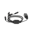 Cable con 5 Vías para Alimentar 4 Cámaras TurboHD y DVR TurboHD Epcom / Hikvision