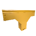 CHFIBER T VERTICAL DE ALUMINIO PERALTE 4" ANCHO 4" RADIO 8" CON RECUBRIMIENTO EN PINTURA EPÓXICA, INCLUYE TAPA , UN PAR DE COPLES Y TORNILLERÍA.