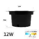 Luminario Empotrar en Piso / Uso en Exterior IP66 / Multivoltaje 110-240V~ 60Hz / Temperatura de Color 6500K  / Ángulo de Luz 36° / Aleación de Aluminio y Vidrio Templado / No Dimeable