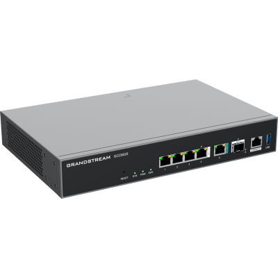 Dispositivo de Convergencia de Redes GCC6020 / Router VPN / Firewall de Próxima Generación / IP PBX / Switch de Red / 4 Puertos Gigabit Ethernet / 1 Puerto SFP+ 10 Gigabit / 1 Puerto 2.5 Gigabit / Administración en la Nube GDMS / Mont
