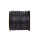 Bobina de Cable de 305 Metros (1000 Pies) Cat6, Aleación de Cobre y Aluminio (CCA), Color Negro, Uso Intemperie, Doble Forro