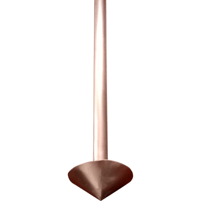 Electrodo Puesta a Tierra 20A / Cobre Electrolítico / Filtro Autoconectable / Compuesto 6 kg / 114 cm (44.9 in)