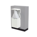 Gabinete para Resguardo de Sirena de 30 W (SF581A o SF581L No incluida). Sin Placa para tamper.