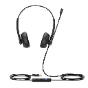 Diadema Alámbrica UH34 Dual de Yealink USB Compatible con Teléfonos IP y Computadoras.