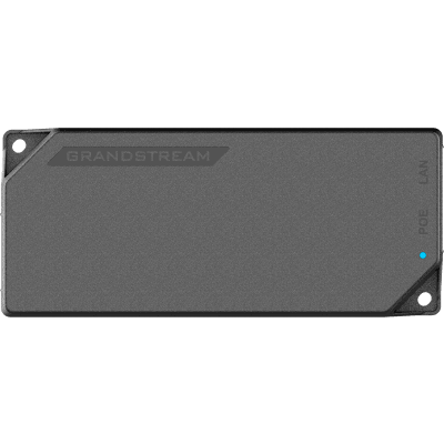 PoE Injector Grandstream 30W MultiGigabit / Compatible con IEEE 802.3af/at / 1x 2.5Gbps RJ45 LAN IN / 1x 2.5Gbps RJ45 LAN OUT con PoE 30W / 100~240VAC / 54VDC / Plug-and-Play / FCC, CE, RCM, IC