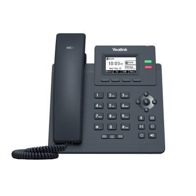 Teléfono IP Empresarial Yealink SIP T31P con 2 Líneas SIP y Conferencia de hasta 5 Participantes