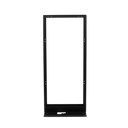 Rack de 2 Postes, Estándar 19", 24 Unidades, Fabricado en Acero, Base "L" para Anclar a Piso.
