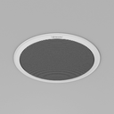 Altavoz IP para instalacion en plafon / 10W / PoE+ / Para integración con sistema Hanwha / SIP, IPv4, HTTP, DNS, NTP, TCP, UDP, ARP.