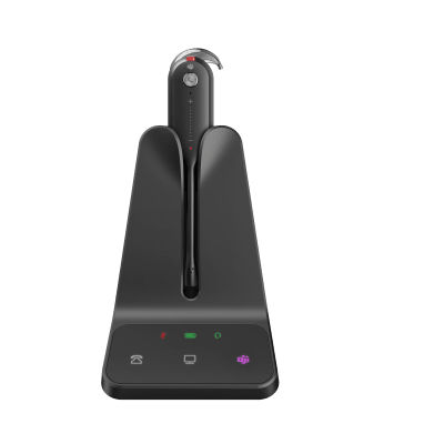 Auricular DECT Inalámbrico WH63 E2 de Yealink con Certificación Teams y Cancelación de Ruido Profesional