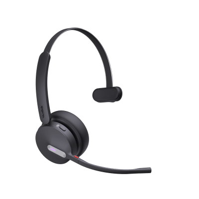 Diadema Inalámbrica WH64 Mono de Yealink con Certificación Teams y Altavoces de 30 mm para Audio HD
