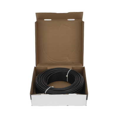 Cable Fotovoltaico Negro / Cobre Estañado / 4 mm² (12 AWG) / 2000V / Rollo de 50 m / / UL 4703 y TUV