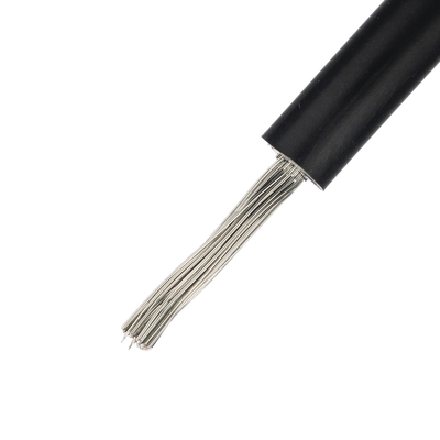 Cable Fotovoltaico Negro / Cobre Estañado / 4 mm² (12 AWG) / 2000V / Rollo de 50 m / / UL 4703 y TUV