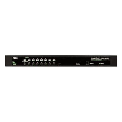 Switch KVM | 16 Puertos | Control 64-256 Computadoras | USB-PS/2 Dual Interface | Video 2048x1536 | Hotkey-OSD | Rack Mount 1U
