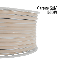 Manguera LED Luminosa Blanca de Resina Transparente y Flexible / Para uso Interior o Exterior / Carrete de 50 m/ 110V CA  4.2 A/ 500 W Potencia / T.C.C. 6500 K.