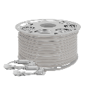 Manguera LED Luminosa Blanca de Resina Transparente y Flexible / Para uso Interior o Exterior / Carrete de 50 m/ 110V CA  4.2 A/ 500 W Potencia / T.C.C. 6500 K.