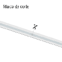 Manguera LED Luminosa Blanca de Resina Transparente y Flexible / Para uso Interior o Exterior / Carrete de 50 m/ 110V CA  4.2 A/ 500 W Potencia / T.C.C. 6500 K.