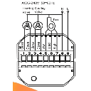 Termostato con tecnología inalámbrica ZigBee 4PIPE V Fancoil / 110 - 120VCA