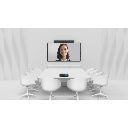 Barra de Videoconferencia Yealink A50 con IA y Consola Táctil CTP25, Todo en Uno para Salas Medianas y Grandes con Seguimiento Automático del Hablante