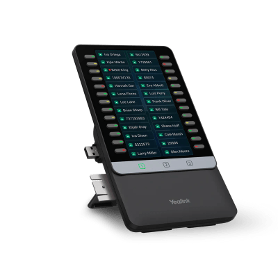 Módulo de Expansión EXP-55 de Yealink para Teléfonos IP Yealink Series T7X/T8X con Capacidad Para Hasta 78 Teclas Programables