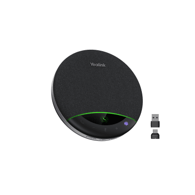 Altavoz de Conferencia SP96 de Yealink con Micrófonos 360° y Cancelación de Ruido Inteligente